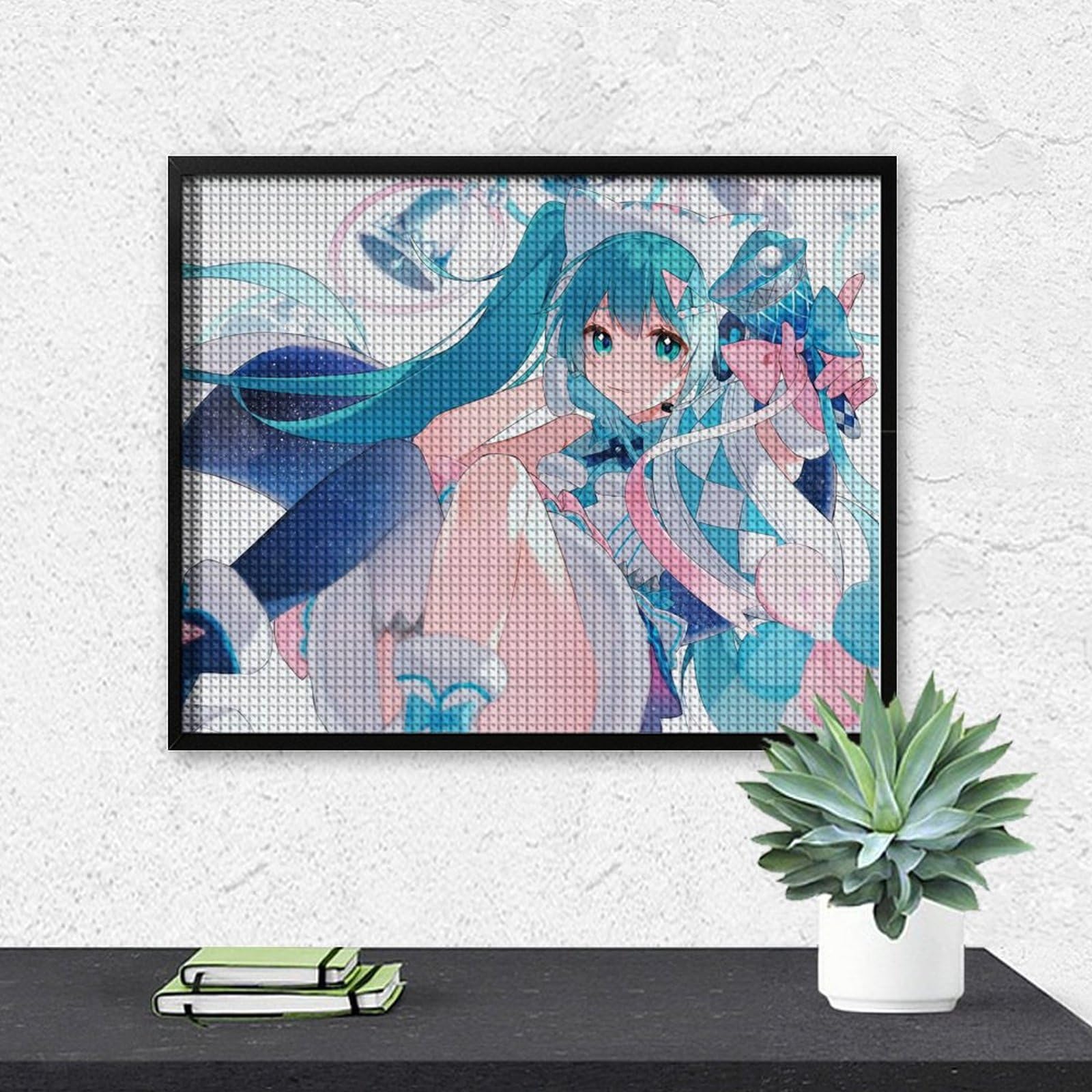 Amazon.co.jp: 初音ミク ダイヤモンドアート セット モザイクアート 5d